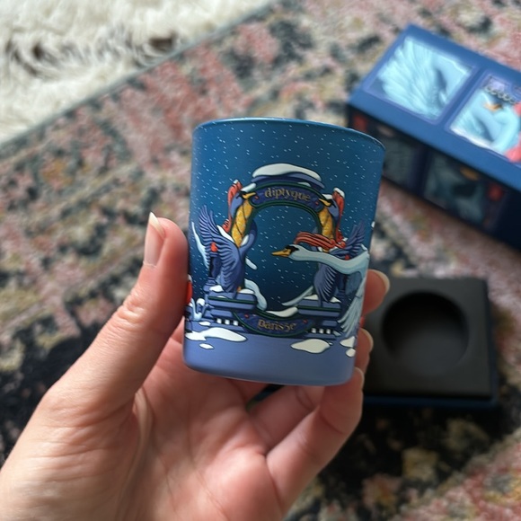 Diptyque Paris Holiday 2020 Trio Candle Empty Jar Glass Vessel Mini Decor Holder - Picture 12 of 15